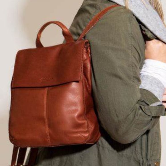 AMERICAN LEATHER CO. CO 💯% GENUINE LEATHER BACKPACK🎒BAG PURSE🆕SHIPS FAST⚡🚚 - Picture 14 of 14